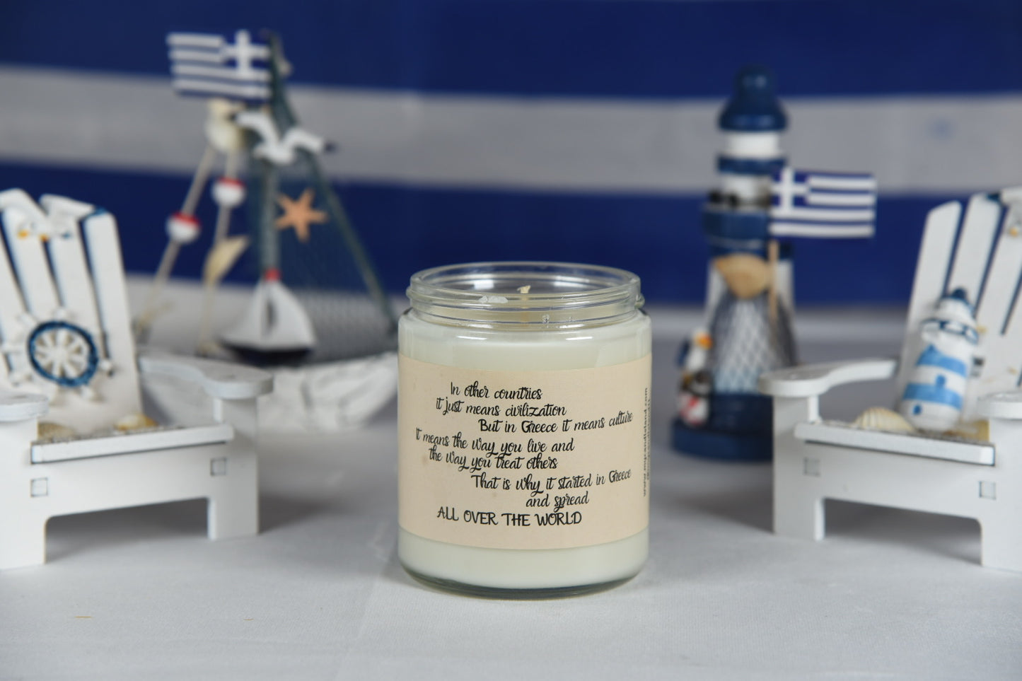 Politismos (Πολιτισμός) - Basil Candle