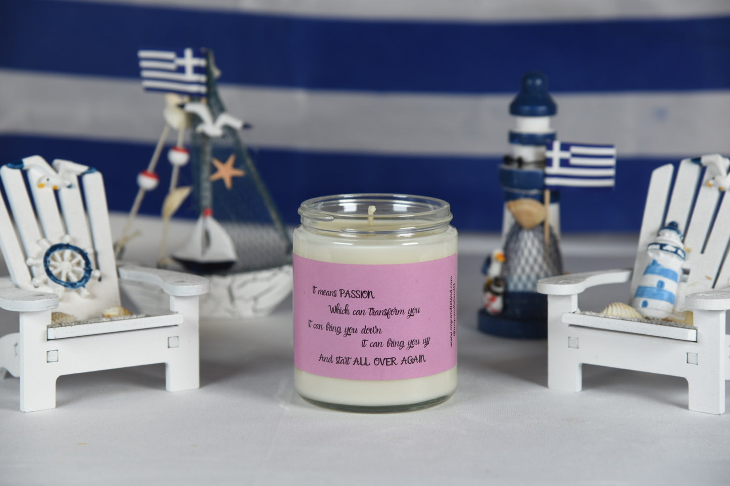Eros (Έρως) - Sea Salt and Orchid Candle